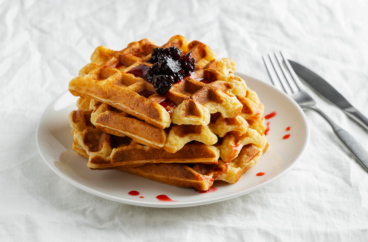 Gluten-free waffles and crepes as good as those with gluten