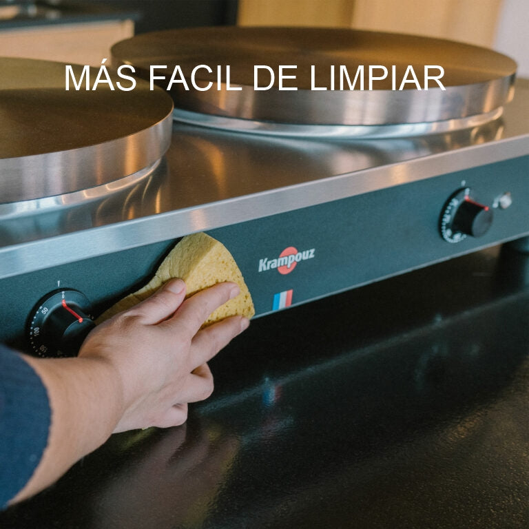 Crepera Estándar Doble ø 40cm de GAS con SDS - 6 Ramas CSCS8MA-KR