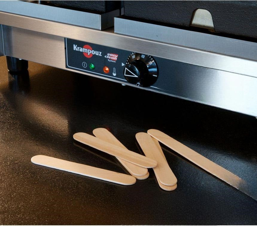 Varas de madeira para Waffle Pirulito Sucettes ABH1