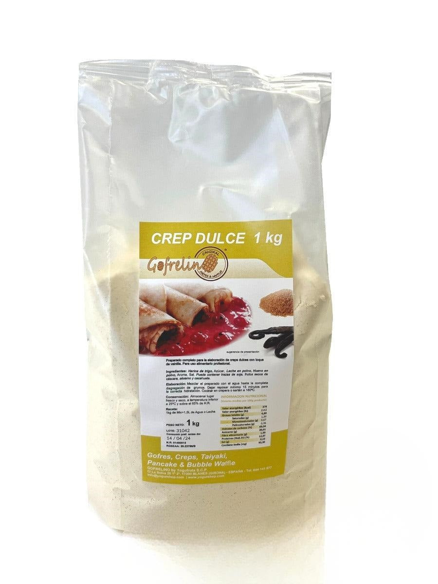 Mix de Crepes Doces Baunilha Gofrelino® Caixa 10 x 1 kg