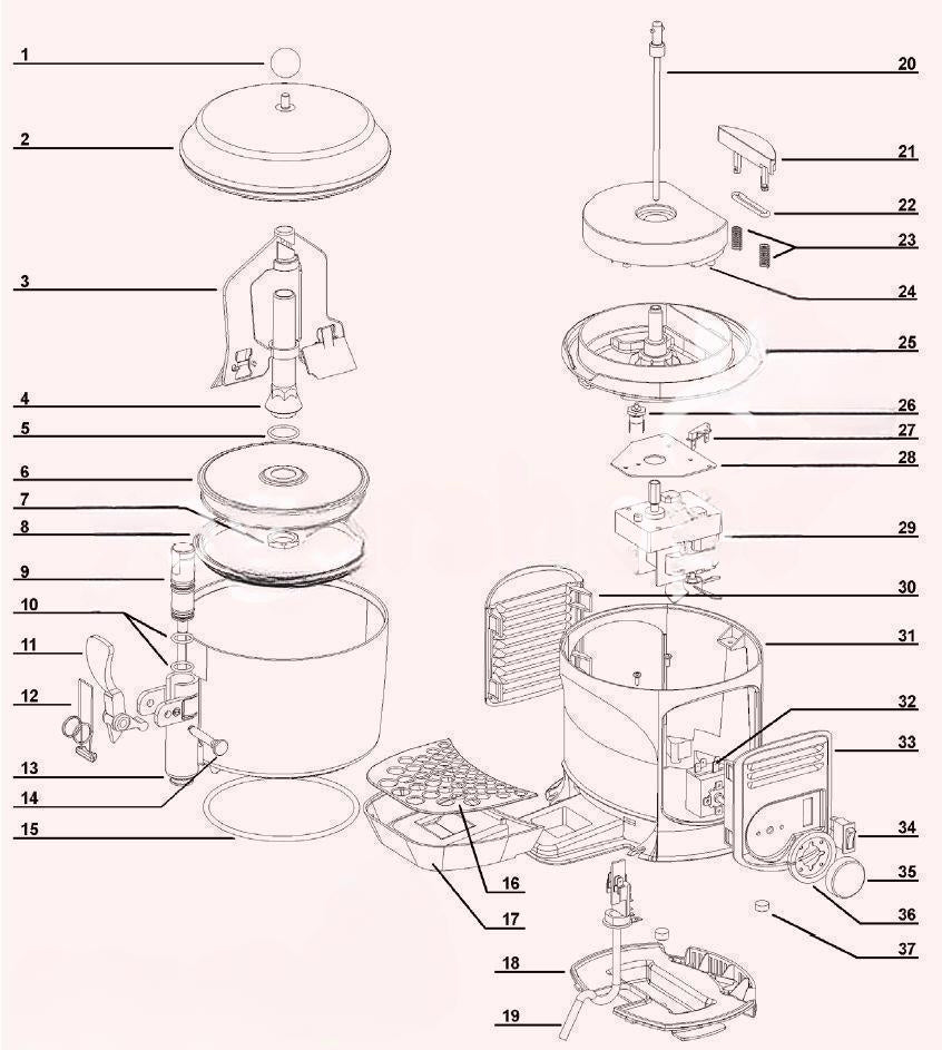 Kit Esparcidor Crep Krampouz 40 cm AKE84