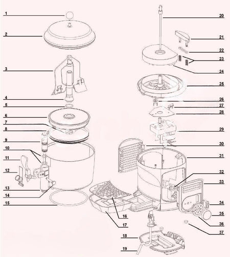 Kit Esparcidor Crep Krampouz 35 cm AKE83