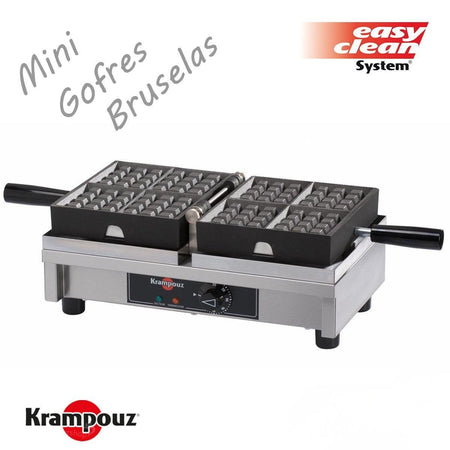 Gofrera 180º Mini Bruselas Krampouz WECAWA Apertura lateral