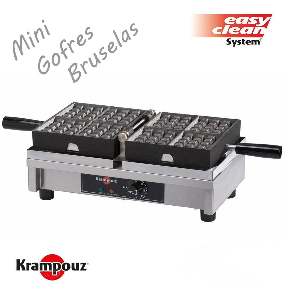 Gofrera 180º Mini Bruselas Krampouz WECAWA Apertura lateral